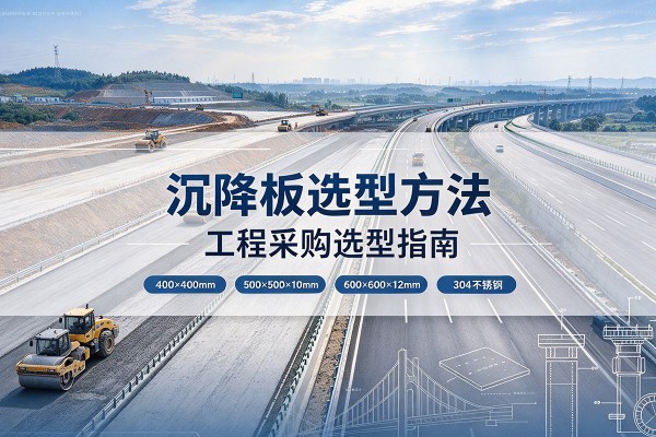 英山沉降板选择方法