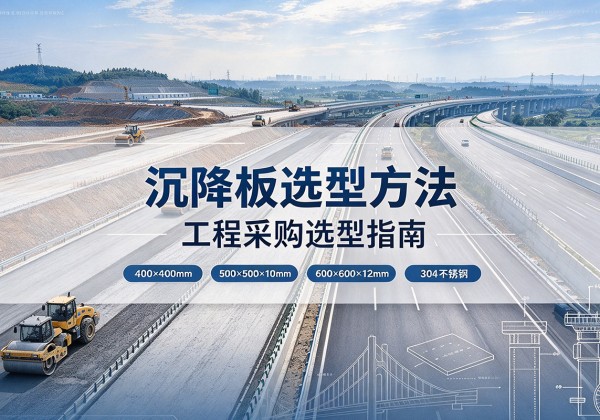 英山沉降板选择方法